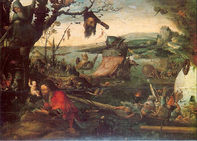 Landscape with the Legend of Saint Christopher, Mandyn, Jan